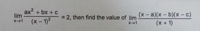 Question image for solve the limits question given in attachment ...